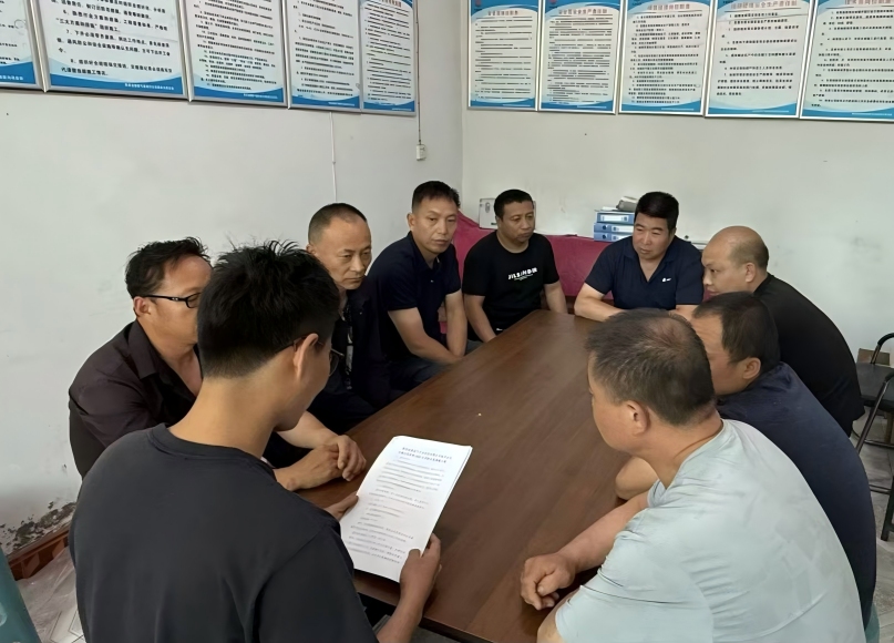 玉华煤矿柴家沟井 42220 掘进事人情大直径卸压钻孔项目开工(压缩.jpg